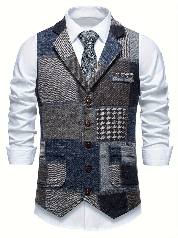 Edmund | The Herringbone Waistcoat