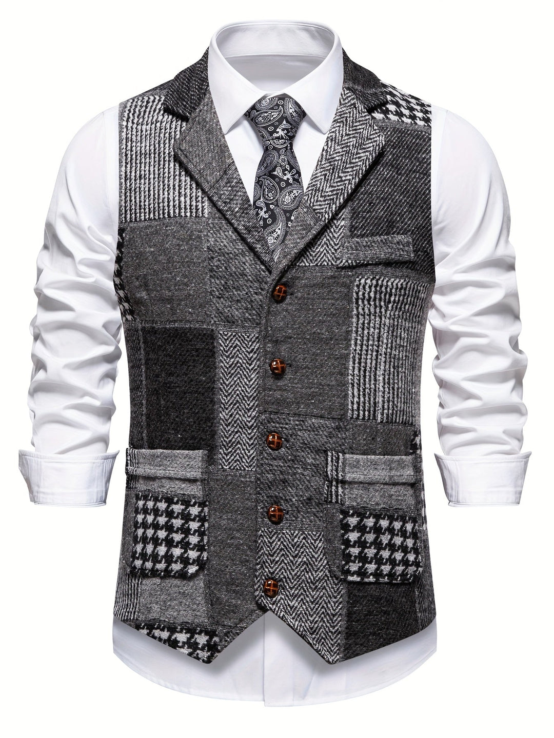 Edmund | The Herringbone Waistcoat