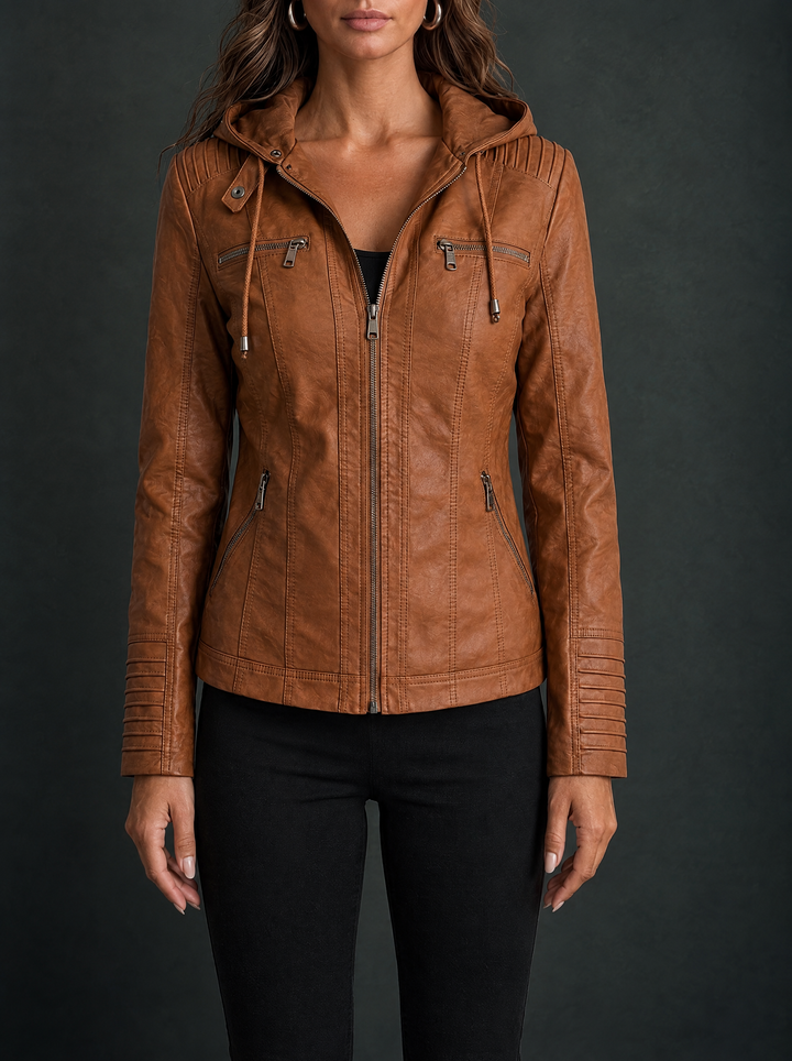 Sustainable and Elegant Leather Jacket