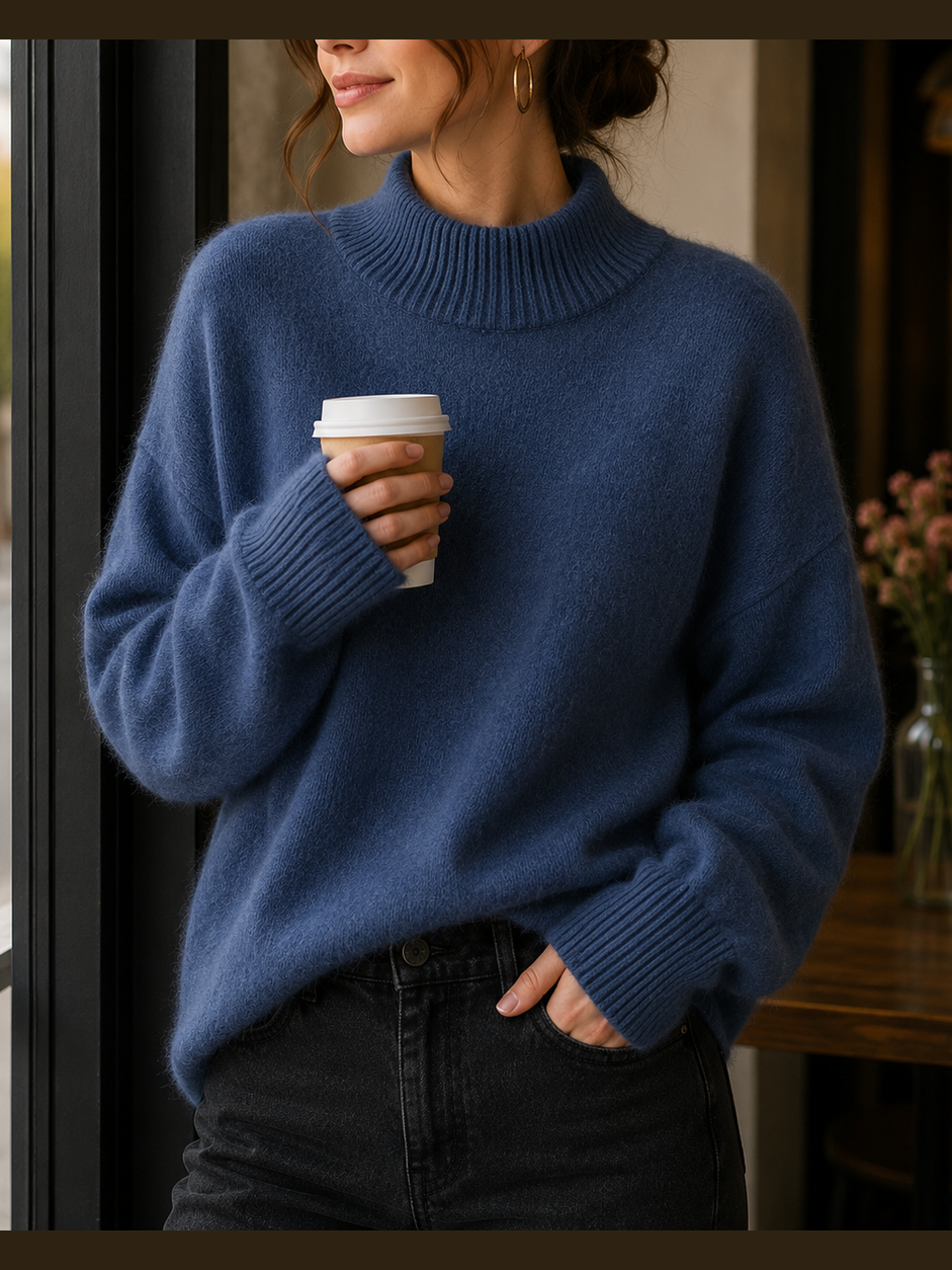 Juniper - Oversized Womens Turtleneck Sweater