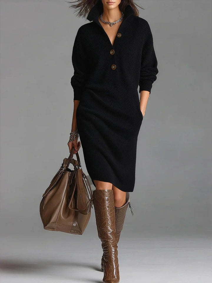 Eleanor | The Ribbed Midi Dress
