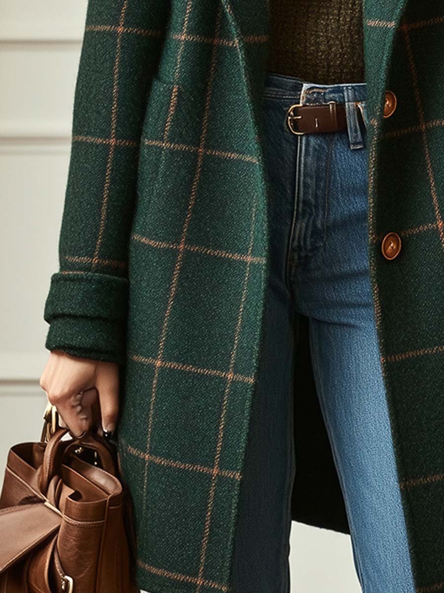 Edith | The Check Coat
