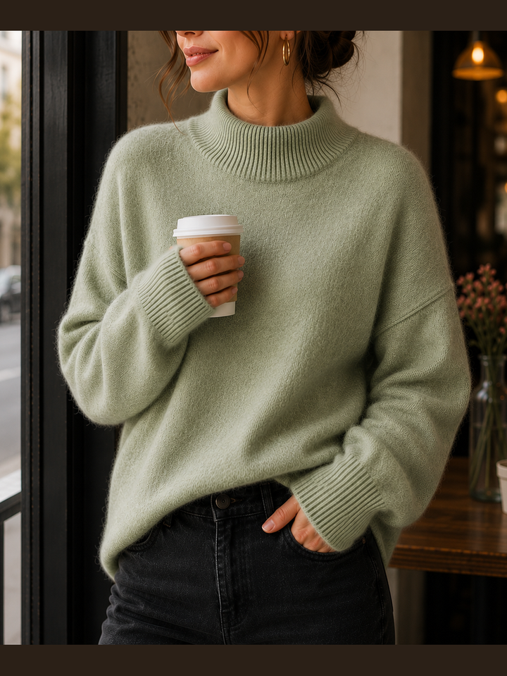 Juniper - Oversized Womens Turtleneck Sweater