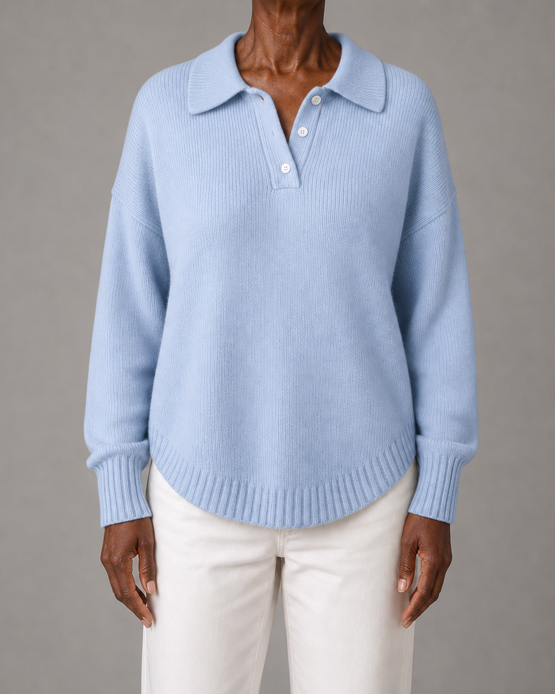 Daphne | The Polo Collar Jumper