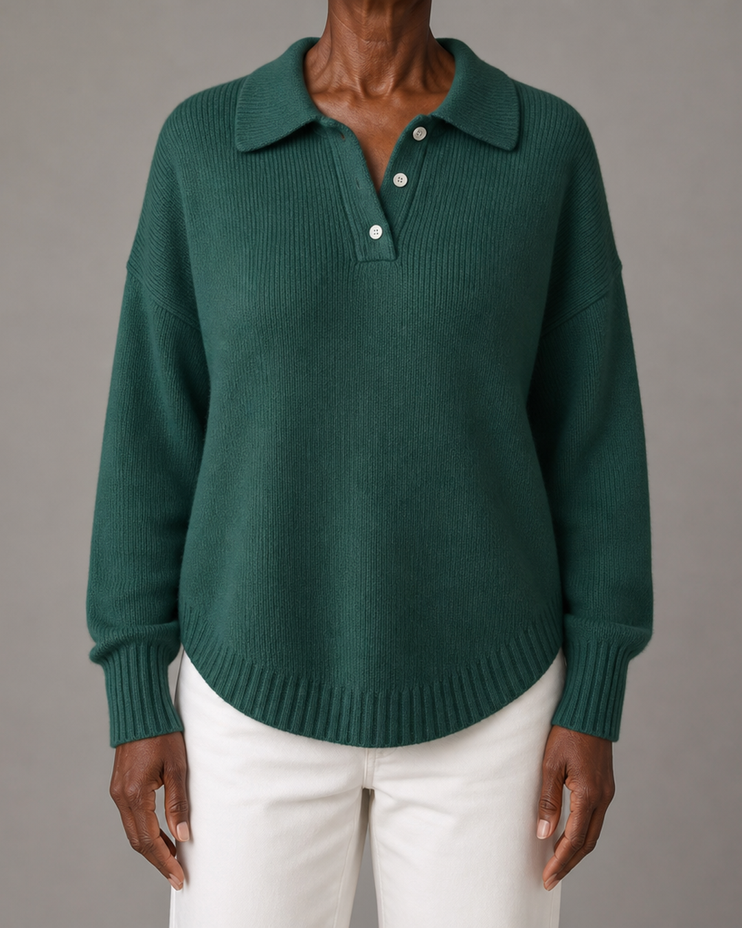 Daphne | The Polo Collar Jumper