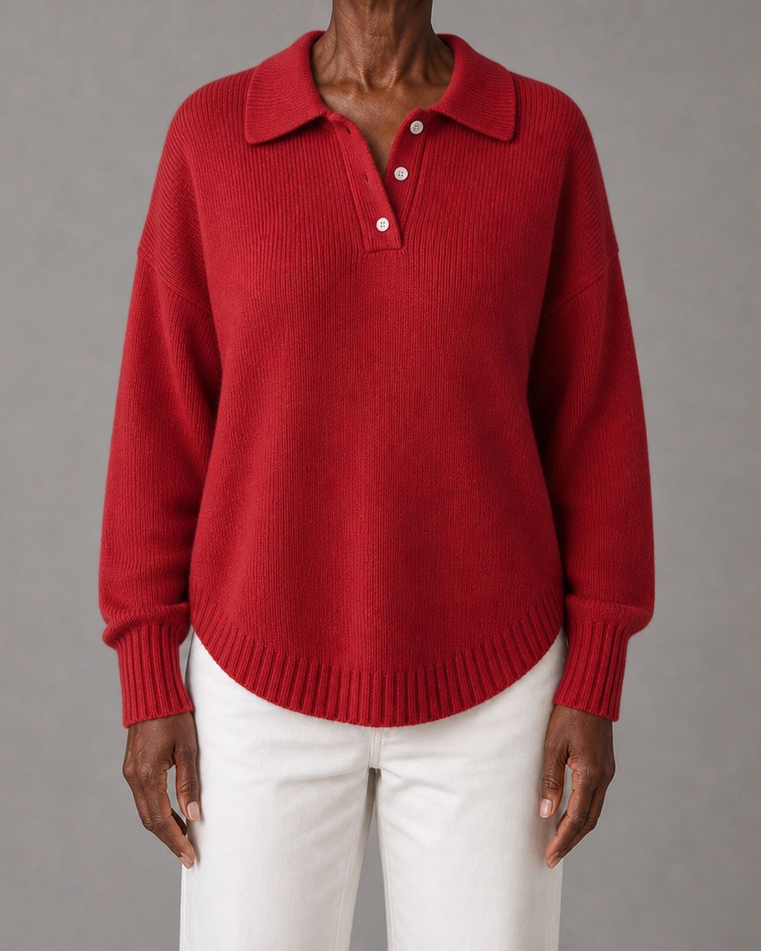 Daphne | The Polo Collar Jumper