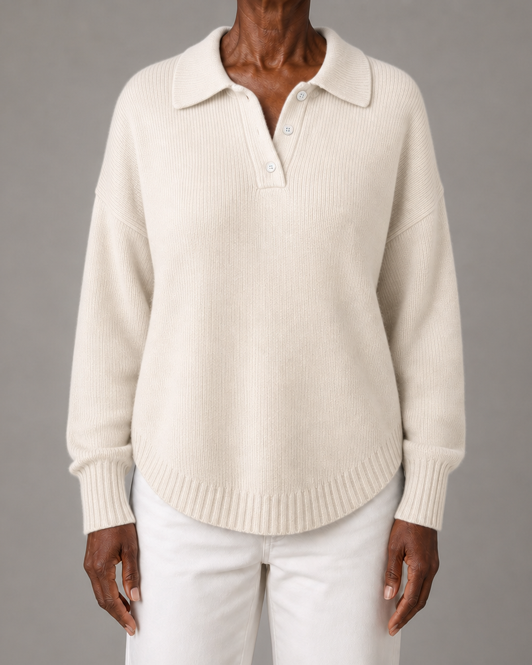 Daphne | The Polo Collar Jumper