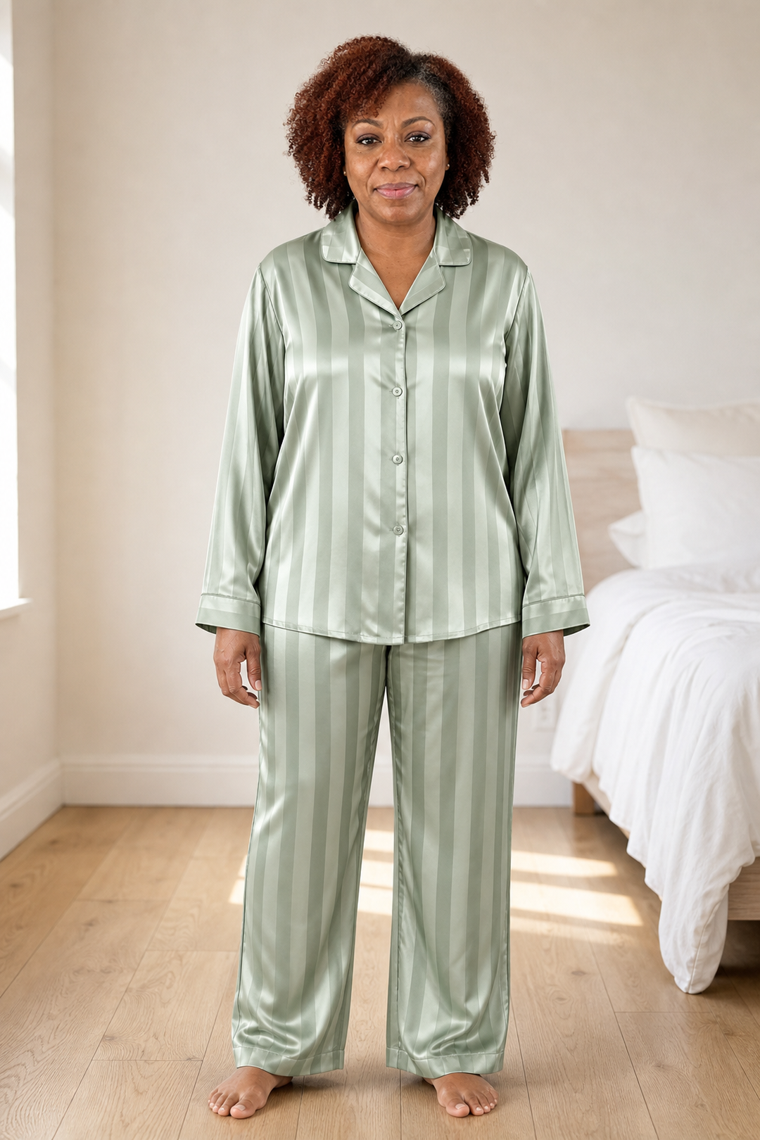Noelle | Stylish Satin Pajama Set