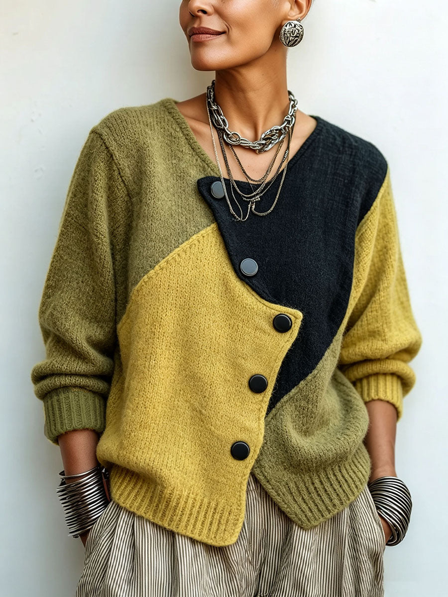 Hilda | The Colour Block Cardigan
