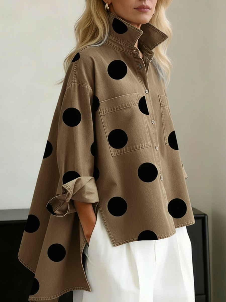 Gillian | The Polka Dot Overshirt