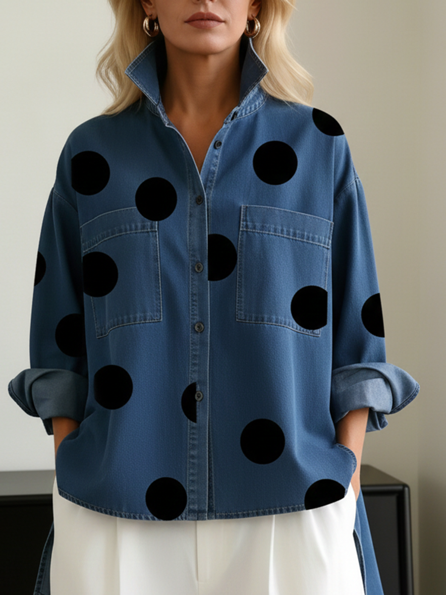 Gillian | The Polka Dot Overshirt
