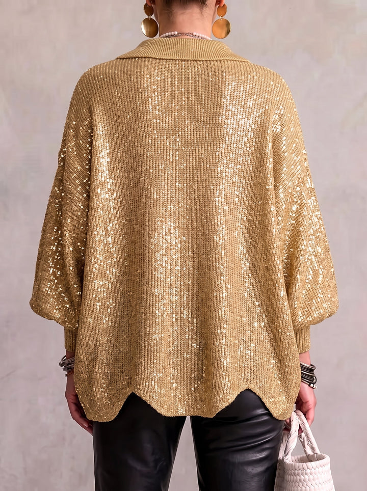Annabel | The Gold Button Cardigan