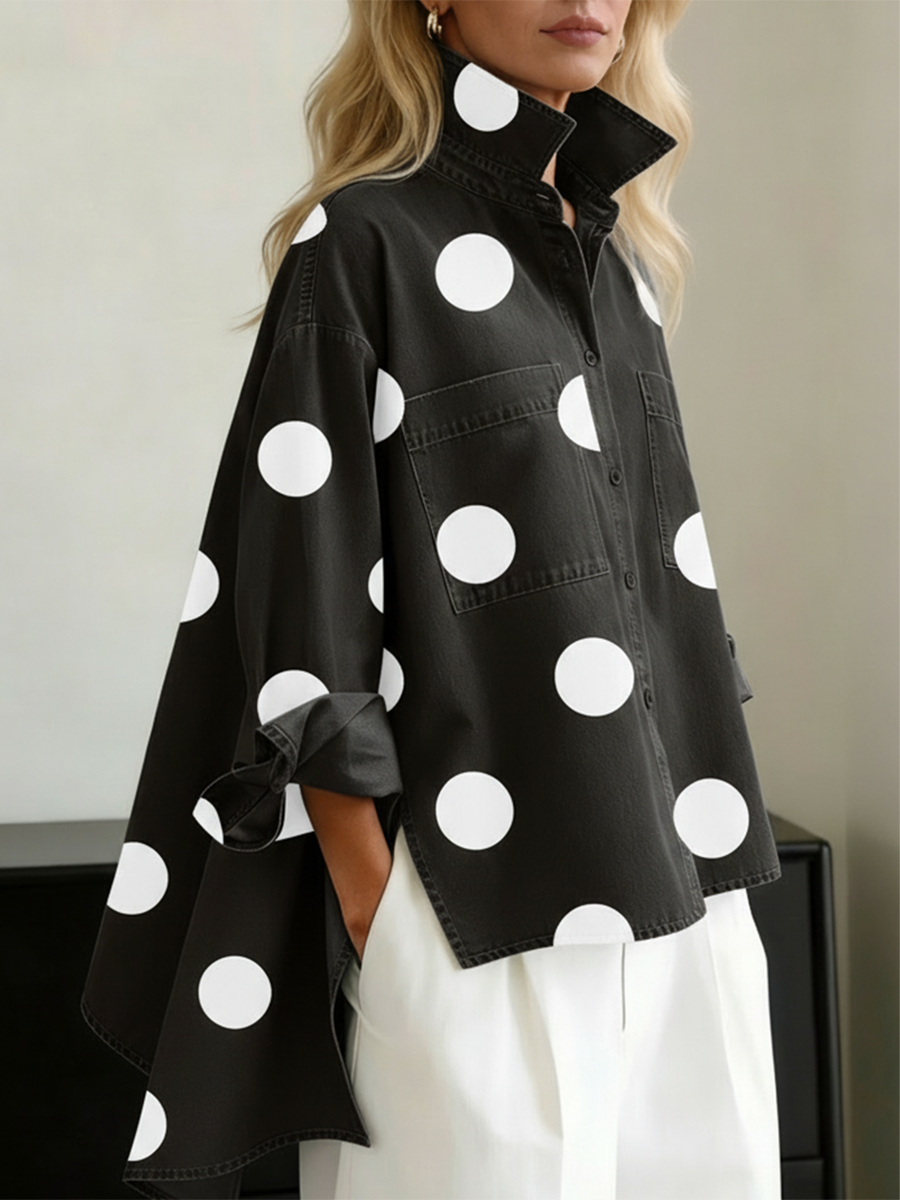 Gillian | The Polka Dot Overshirt