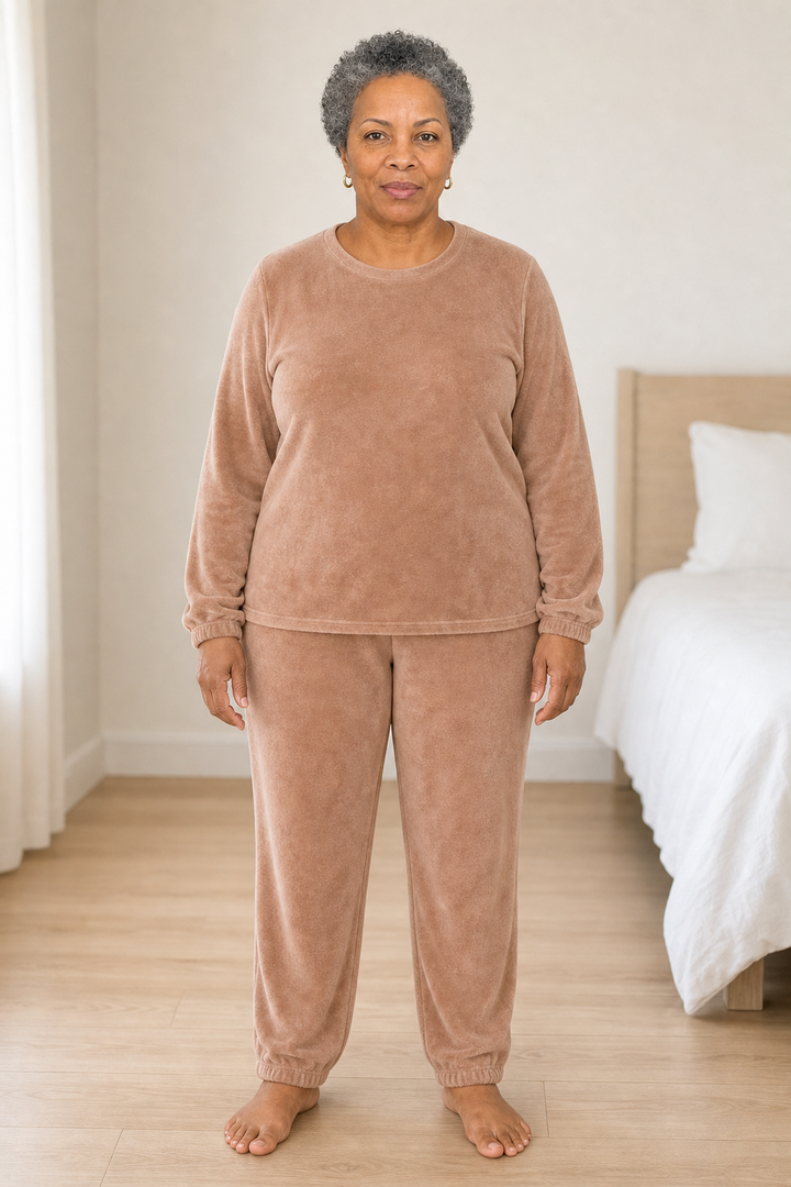 Rosalind | Stylish Fleece Pajama Set