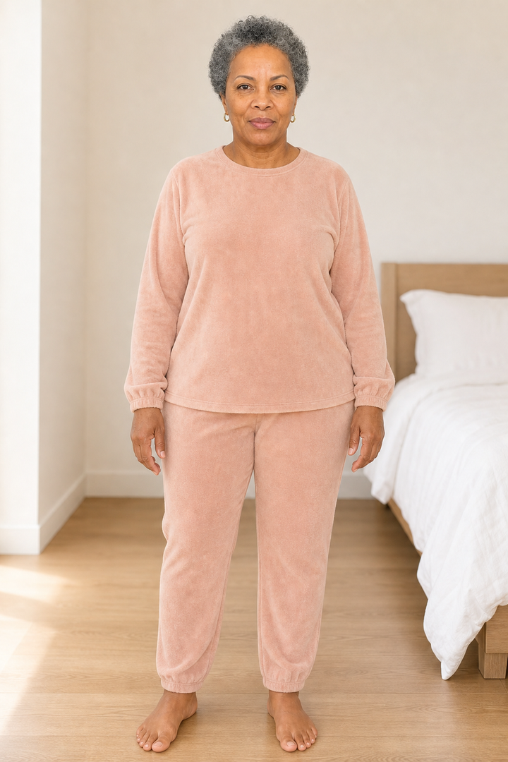Rosalind | Stylish Fleece Pajama Set