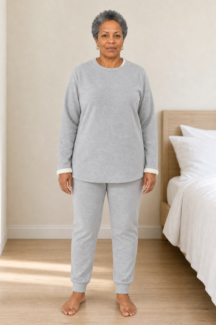 Thea | Stylish Fleece-Lined Lounge Set