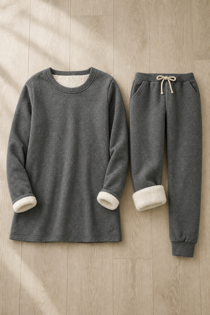 Thea | Stylish Fleece-Lined Lounge Set