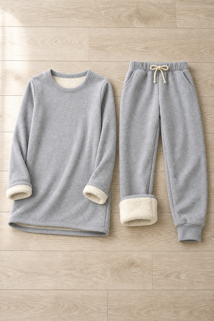 Thea | Stylish Fleece-Lined Lounge Set