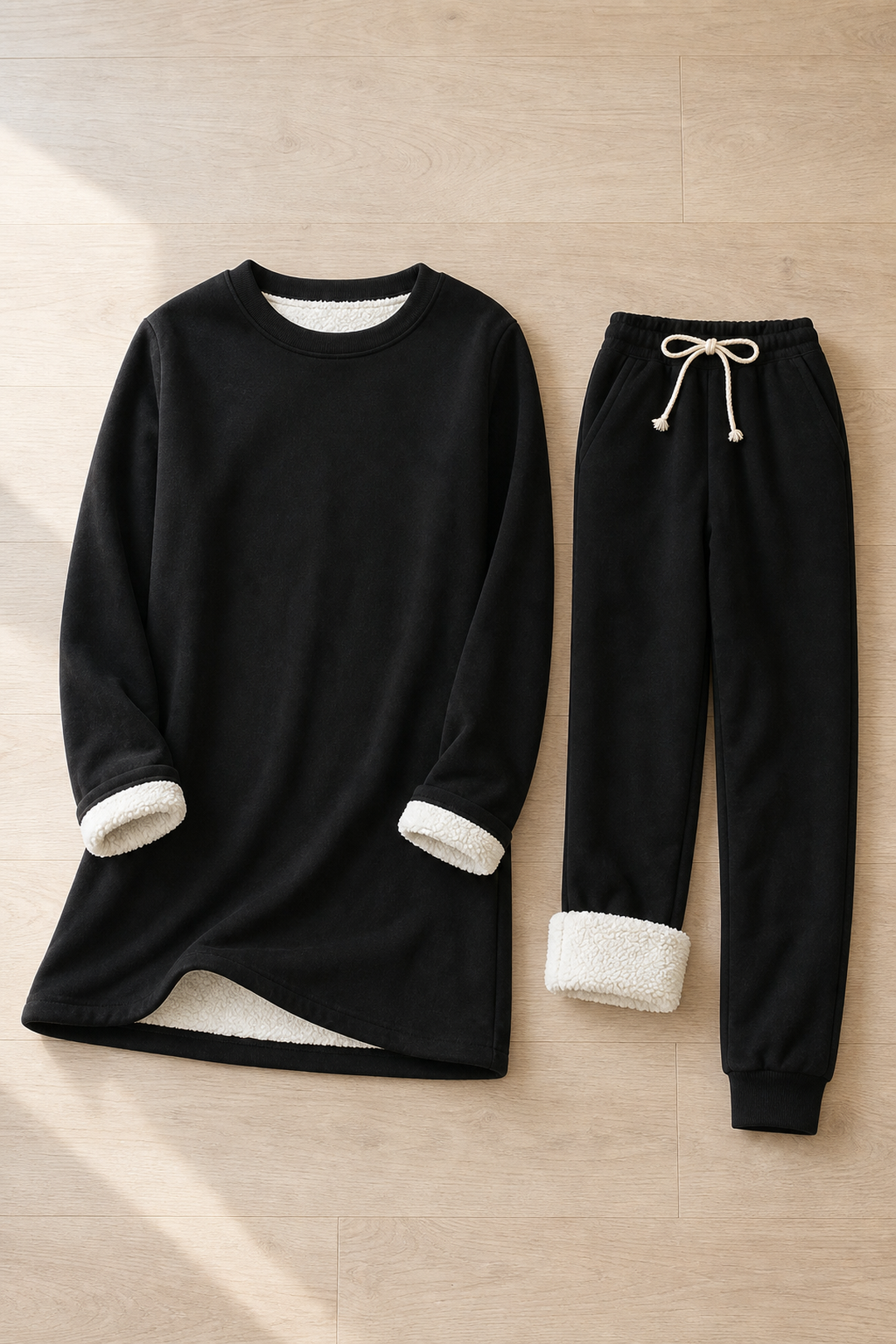 Thea | Stylish Fleece-Lined Lounge Set