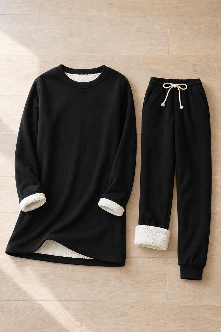 Thea | Stylish Fleece-Lined Lounge Set