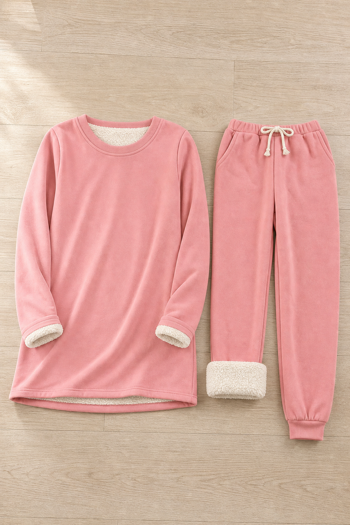 Thea | Stylish Fleece-Lined Lounge Set