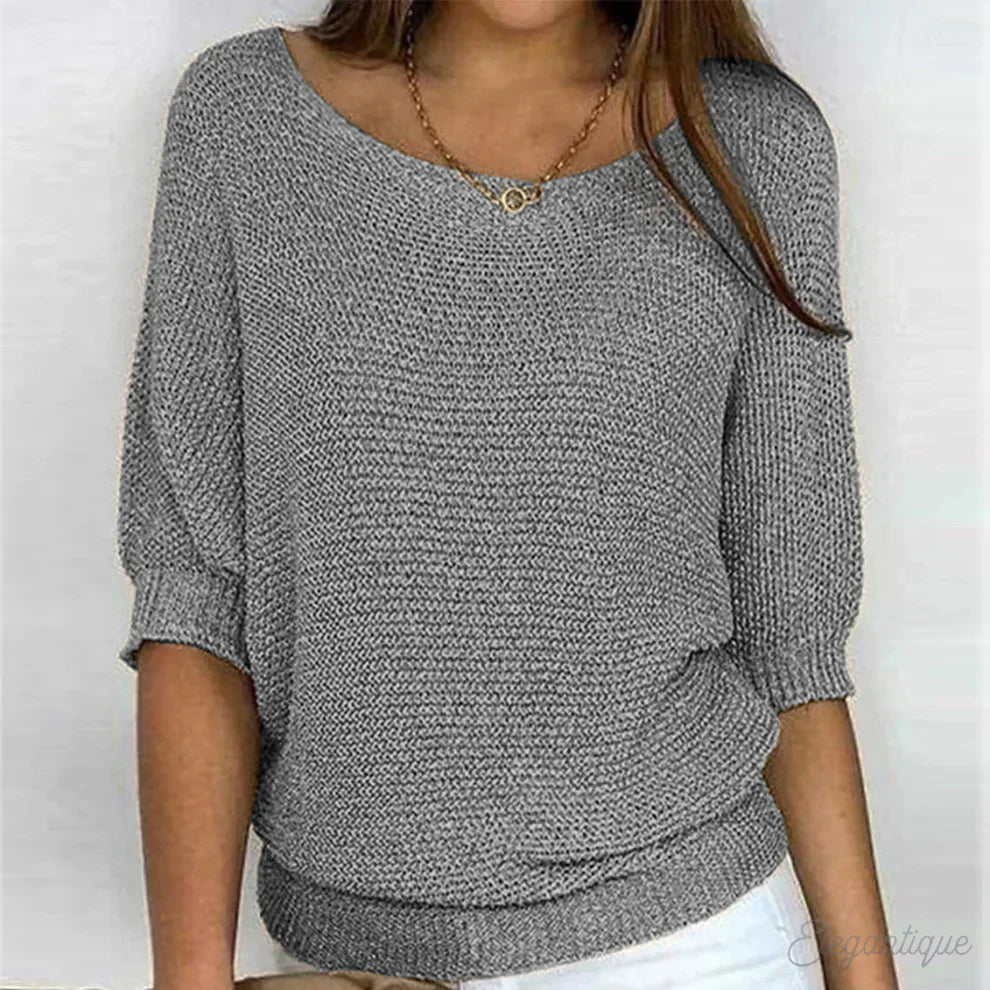 Delia | The Cable Knit Jumper