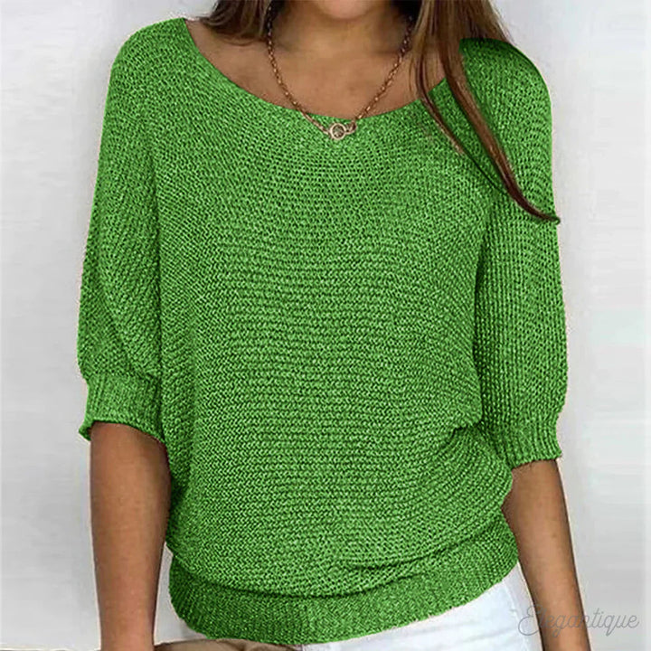 Delia | The Cable Knit Jumper