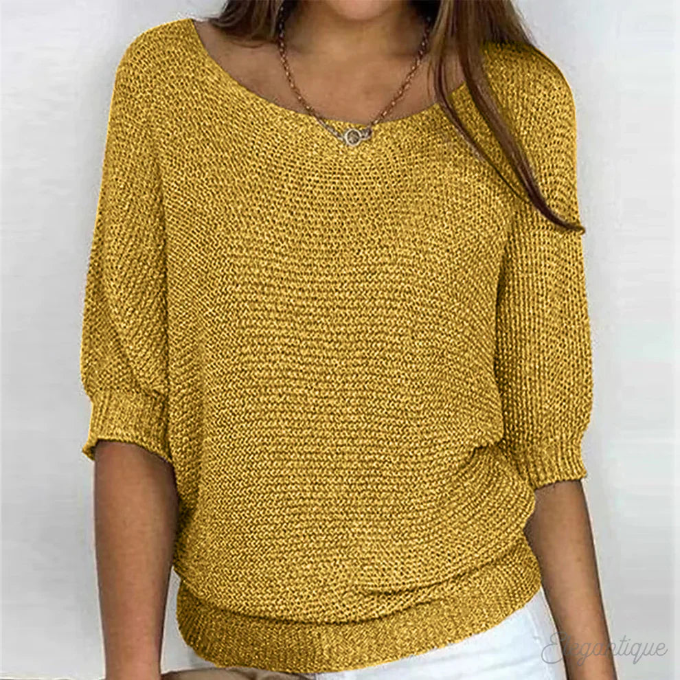 Delia | The Cable Knit Jumper