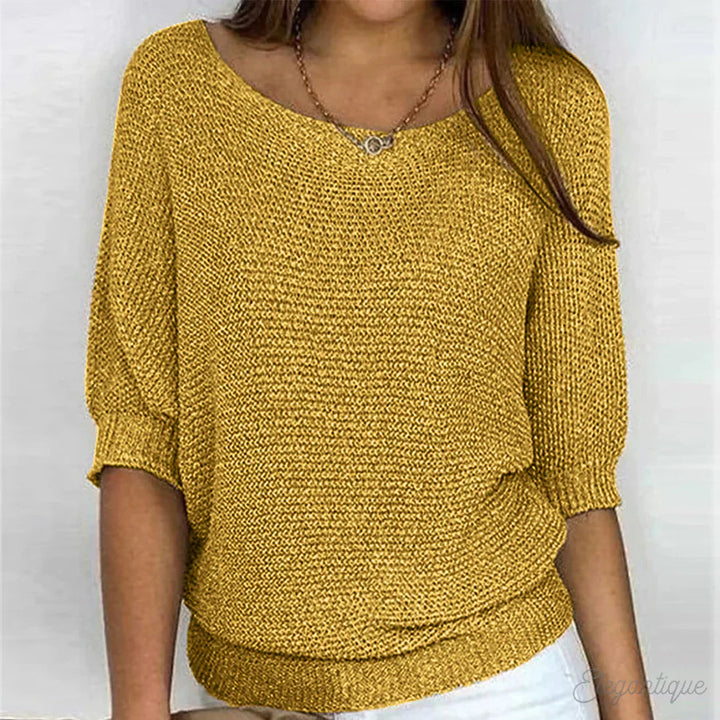 Delia | The Cable Knit Jumper
