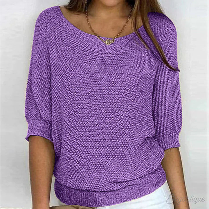 Delia | The Cable Knit Jumper