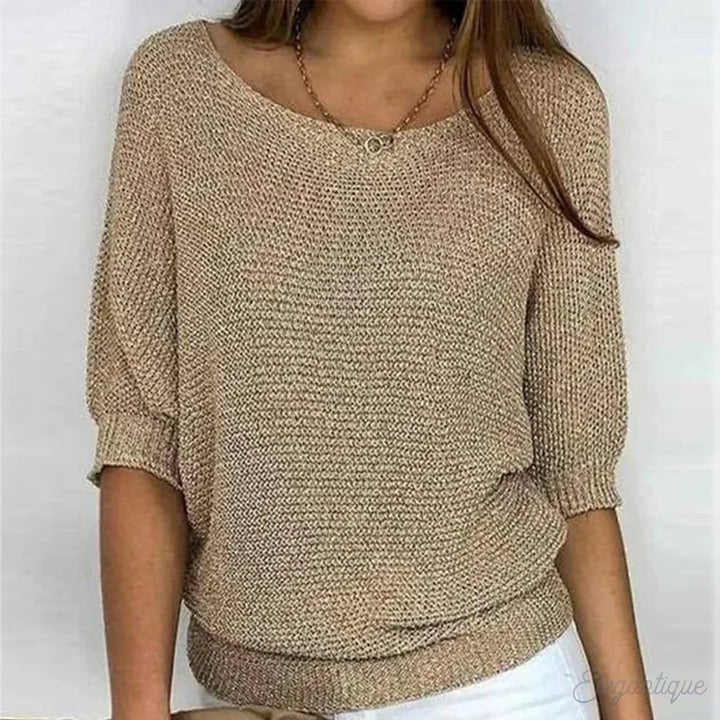 Delia | The Cable Knit Jumper