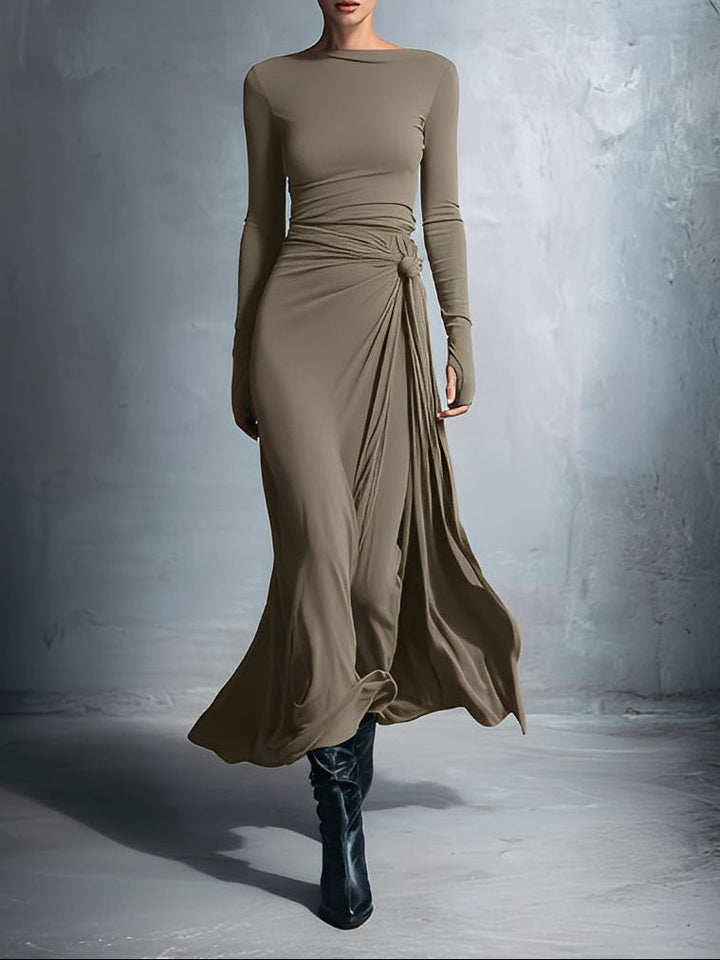 Naomie | Maxi Dress with Side Tie